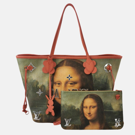 Louis Vuitton x Jeff Koons Monalisa Masters Neverfull MM Tote Medium