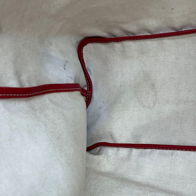 Goyard Saint Louis PM Tote Medium Red Goyardine 2017