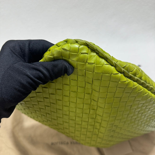 Sold Bottega Veneta Hobo Bag Large Leather Mela Green 47cm