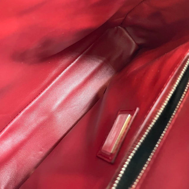 Sold Fendi Peekaboo Red Leather
