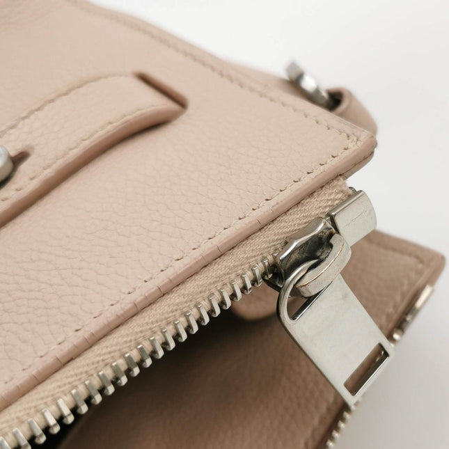 Saint Laurent Sac De Jour Baby Beige Leather Handbag