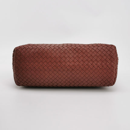 Bottega Veneta Garda Burgundy Intrecciato Nappa Leather Large 33cm