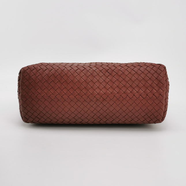 Bottega Veneta Garda Burgundy Intrecciato Nappa Leather Large 33cm