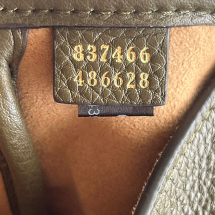 Gucci Softbit Maxi Shoulder Bag Olive Green Calfskin Leather 2024