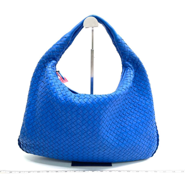 Bottega Veneta Hobo Bag Lambskin leather Royal Blue Medium 45cm