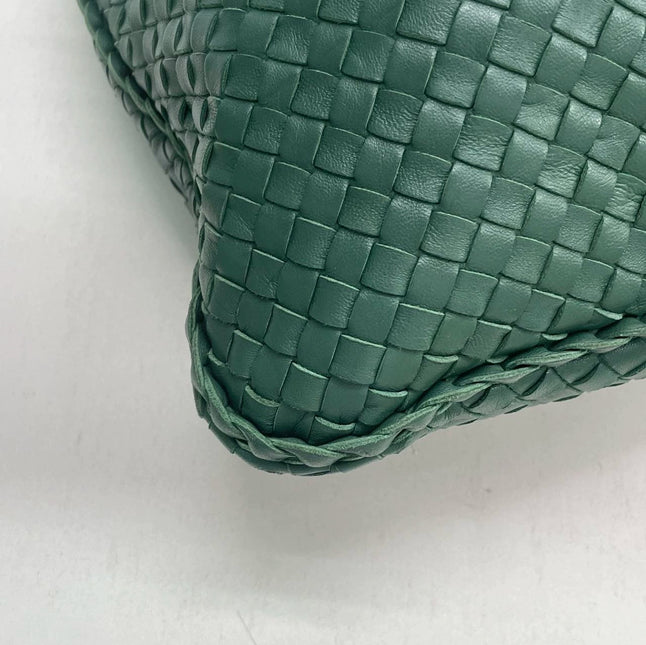 Bottega Veneta Veneta Hobo Large Dark Green 47cm Lambskin Leather