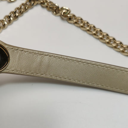 Lady Dior Mini Gold Calfskin Leather with Crystals Gold Hardware 2020