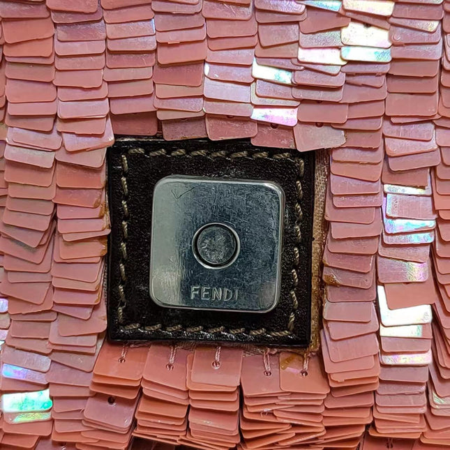 Sold Fendi Baguette Pink Sequins