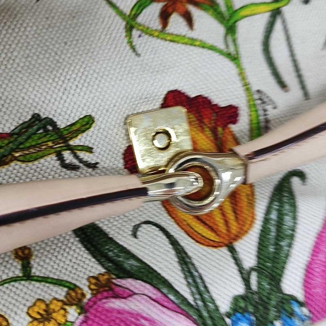 Gucci Horsebit 1955 Chain Shoulder bag in Limited edition floral print
