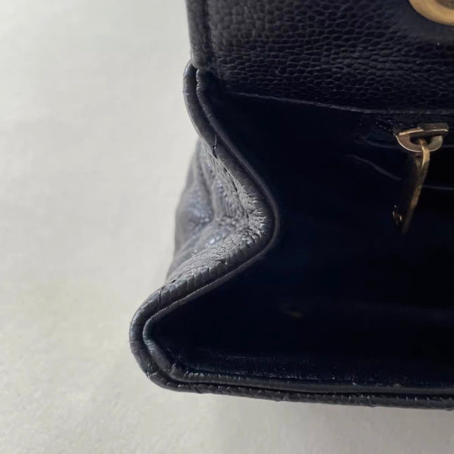 Chanel Paris Limited Medium Black Caviar Leather Gold Hardware 2015-16