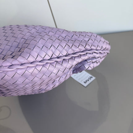 Bottega Veneta Hobo Bag Lambskin leather Lilac Purple Large 47cm