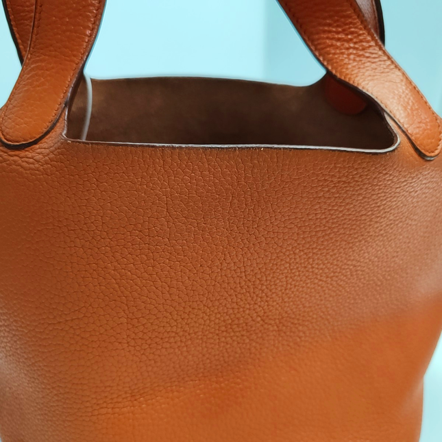 Hermes Picotin 22 Orange Clemence Taurillon Leather 2009