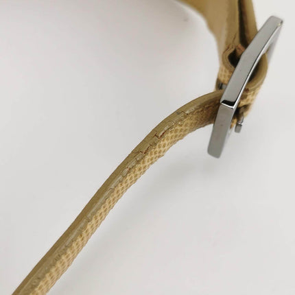 Sold Gucci Jackie Vintage Yellow Gold Exotic Lizard-skin Leather Shoulder Bag