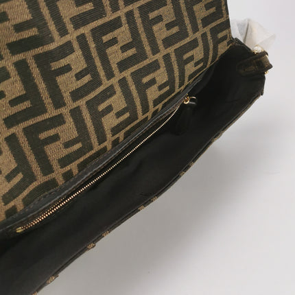Fendi Baguette Cargo Multipocket Brown Zucca Monogram 2-way Bag