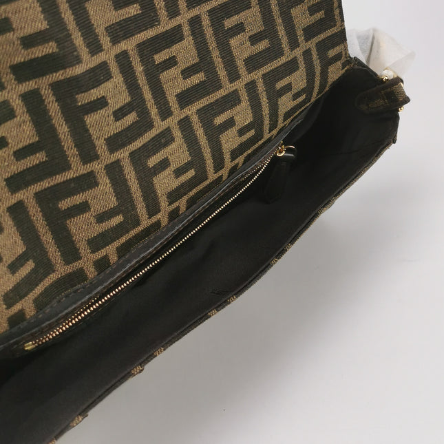 Fendi Baguette Cargo Multipocket Brown Zucca Monogram 2-way Bag