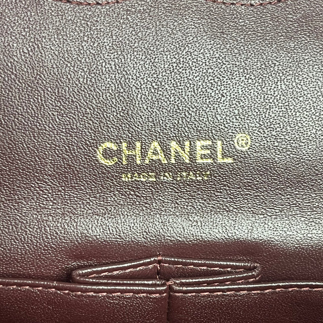 Chanel Classic Flap Maxi 2011 Black Caviar Leather Double Flap with Gold Hardware