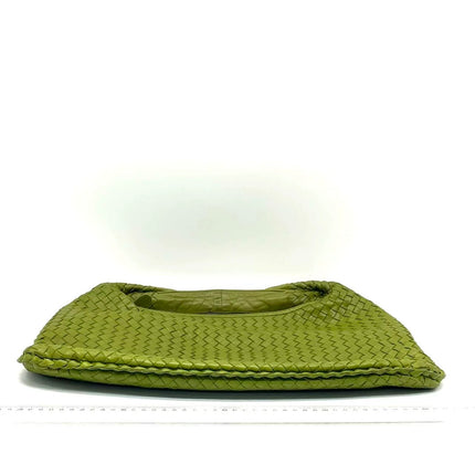 Bottega Veneta Veneta Hobo Avocado Green 45cm Lambskin Leather