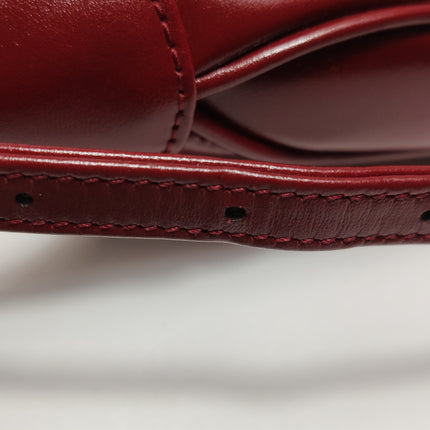 Gucci Jackie 1961 Mini Red Burgundy Leather Bag