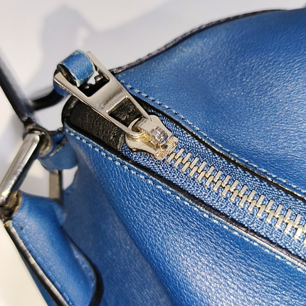 Loewe Puzzle Medium Multicolor Navy Calfskin leather bag