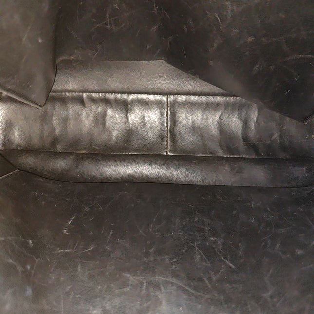 Chanel Vintage Front Pocket Tote Chocolate Brown Leather Double Gold Leather Chain