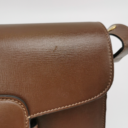 Sold Gucci 1955 Horsebit Shoulder Bag Caramel Brown Small Leather