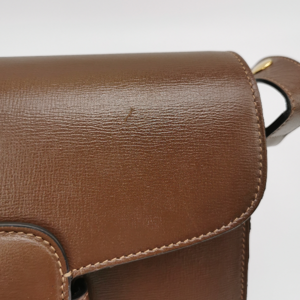 Sold Gucci 1955 Horsebit Shoulder Bag Caramel Brown Small Leather