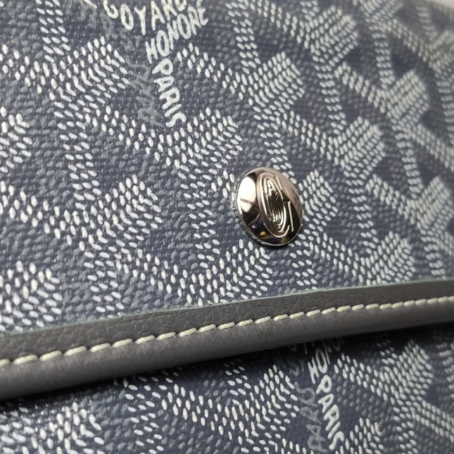 Goyard Saint Louis PM Tote 2018 Medium Grey Goyardine Canvas