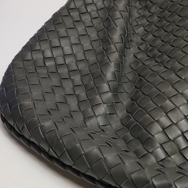 Bottega Veneta Hobo Bag Lambskin leather Dark Grey Large 47cm