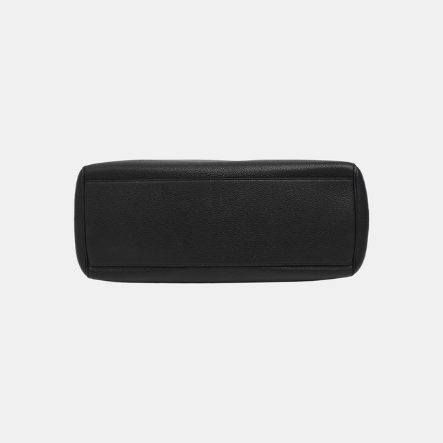 Celine Soft 16 Bag Large Black Grained Calfskin Leather