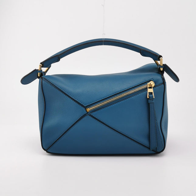 Loewe x Spirited Away Studio Ghibli Collection Puzzle Small Blue Crossbody Bag