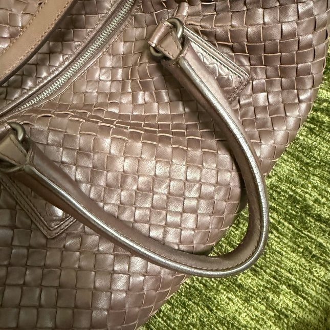 Bottega Veneta Maxi Convertible Tote Dark Chocolate Brown Leather