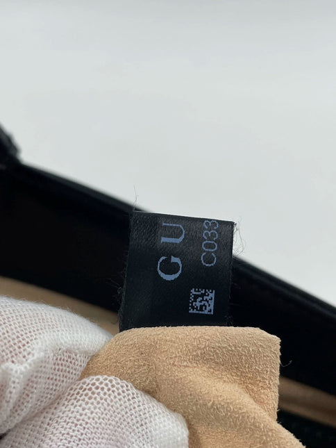 Sold Gucci Jackie 1961 Black Leather Bag with Adjustable Strap