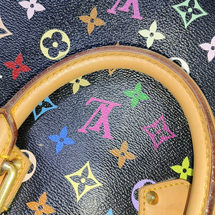Louis Vuitton x Takashi Murakami Alma Small Black Multicolor
