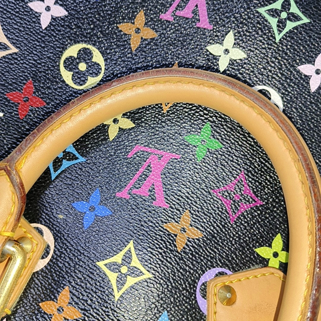 Louis Vuitton x Takashi Murakami Alma Small Black Multicolor