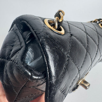 Chanel Classic Flap Super Mini Valentine's Special Black Lambskin Nautical Charms