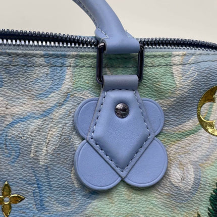 Louis Vuitton x Jeff Koons Speedy 30 Van Gogh Top Handle Bag