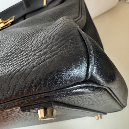 Hermes Birkin 40 Black Togo Leather Gold Hardware 2001