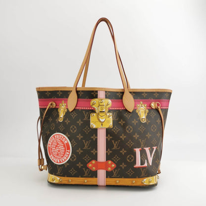 Louis Vuitton Monogram Trunks Neverfull MM Black