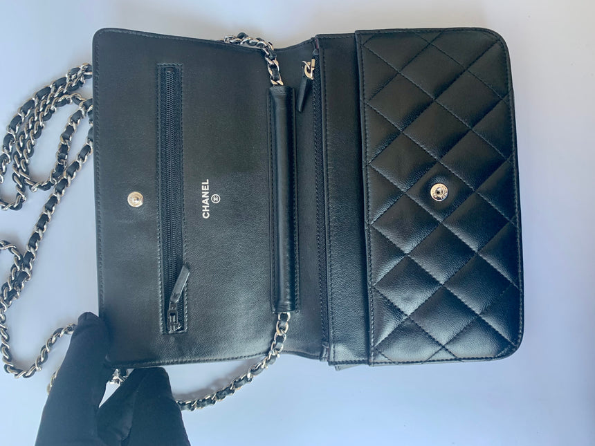 Sold Chanel Wallet On Chains WOC Timeless/ Classic Black
