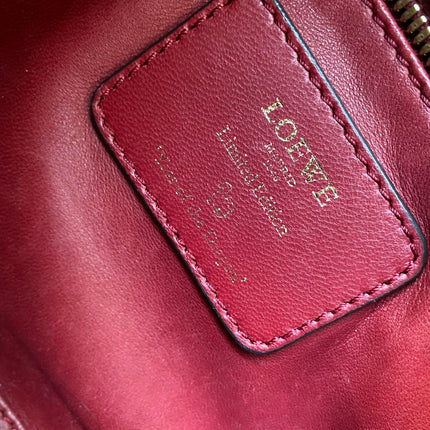 Loewe Amazona 28 in Red Leather Dragon Special Edition