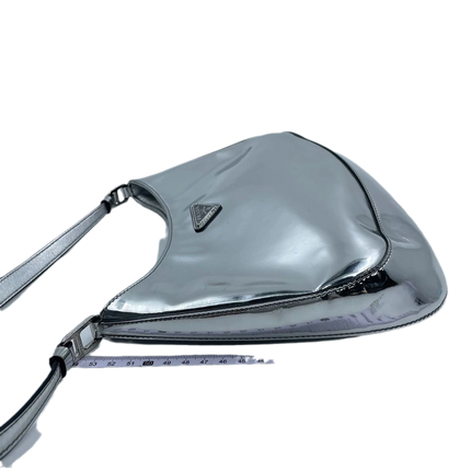 Sold Prada Cleo Silver leather shoulder bag