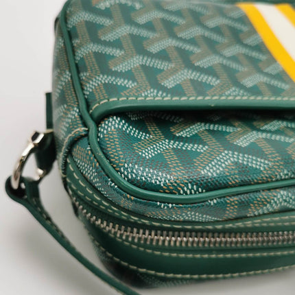 Sold Goyard Cap Vert Crossbody Goyardine Green