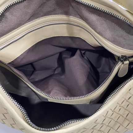 Bottega Veneta Belly Hobo Intrecciato Pale Yellow Large 50cm
