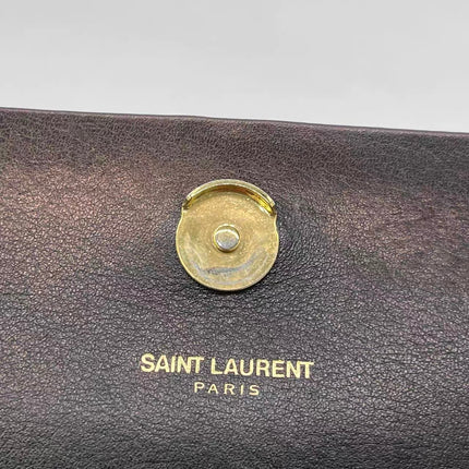 YSL Saint Laurent Kate Small Pony-style Calfskin Leather Leopard Print Tassle Crossbody Bag