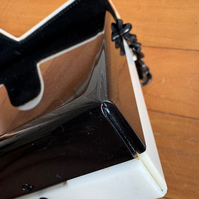 Chanel Acrylic Flap Small Two-tone Black and White Shoulder Bag