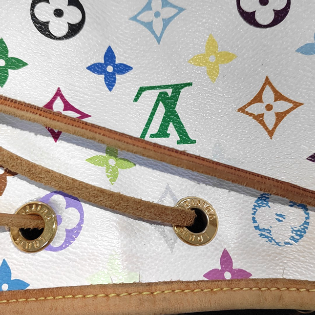 Louis Vuitton x Takashi Murakami Néonoé Medium White Multicolor