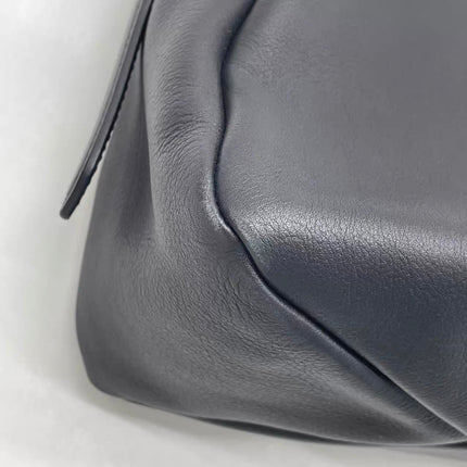 Prada Aimée Black Large Calfskin Leather Shoulder Bag