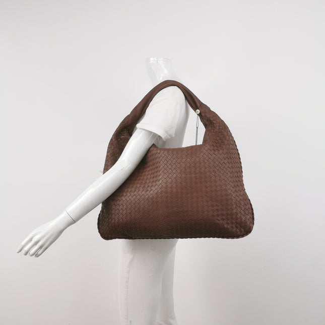 Bottega Veneta Hobo Maxi Chocolate Brown leather 50cm