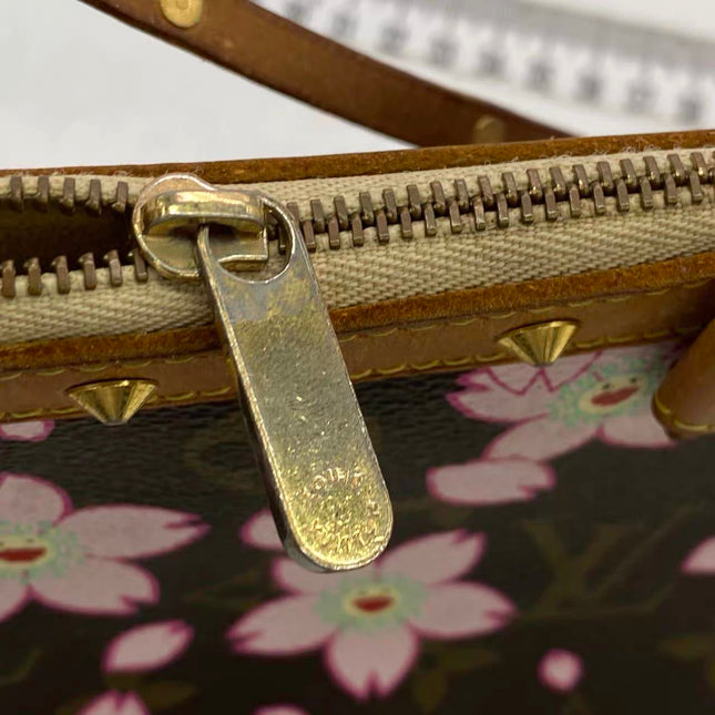 Louis Vuitton x Takashi Murakami Cherry Blossom Pochette Accessoire Brown Monogram