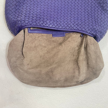 Bottega Veneta Hobo Bag Large Leather Purple 45cm